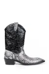Martine Rose Man Grey Boots In Gray