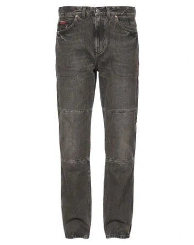 Martine Rose Man Jeans Black Size S Cotton In Multi