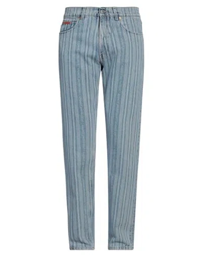 Martine Rose Man Jeans Blue Size L Cotton