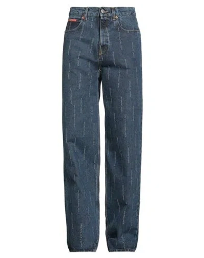 Martine Rose Man Jeans Blue Size M Cotton