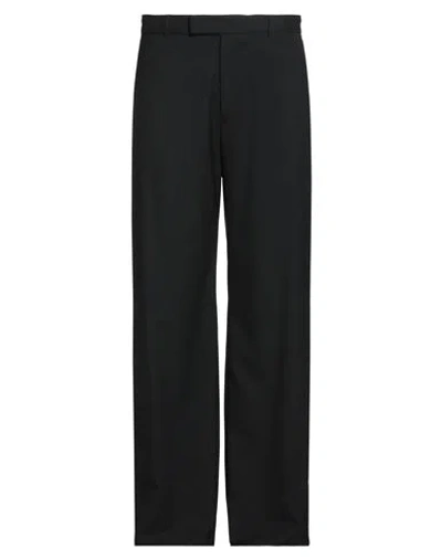 Martine Rose Man Pants Black Size 36 Virgin Wool, Polyester