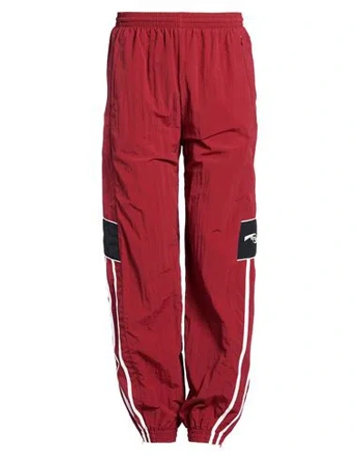 Martine Rose Man Pants Brick Size S Polyamide In Burgundy