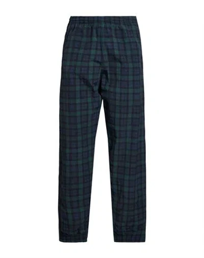 Martine Rose Man Pants Bright Blue Size M Polyamide In Transparent