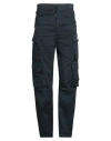 Martine Rose Man Pants Midnight Blue Size 36 Cotton, Elastane In Blue