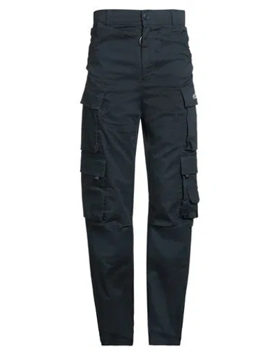 Martine Rose Man Pants Midnight Blue Size 36 Cotton, Elastane