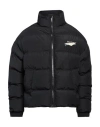 Martine Rose Down Jacket With Logo In Black
