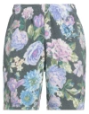 Martine Rose Man Shorts & Bermuda Shorts Dark Green Size M Polyester
