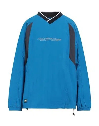 Martine Rose Man Sweatshirt Azure Size L Polyamide
