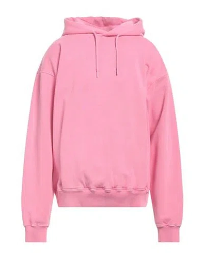 Martine Rose Man Sweatshirt Fuchsia Size L Cotton In Pink