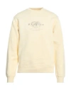 Martine Rose Embroidered Cotton Sweatshirt In Yellow