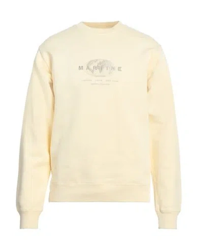 Martine Rose Man Sweatshirt Light Yellow Size L Cotton