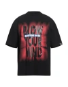 Martine Rose Gradient Effect Oversized Blow Your Mind Crew-neck T-shirt In Black