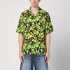 Shop Martine Rose Men's Bowling Shirt With Abstract Pattern