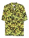 Martine Rose Bold Print Abstract Pattern Shirt In Green