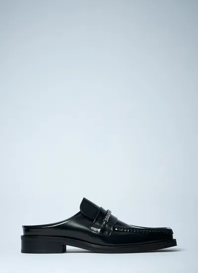 Martine Rose Men Loafer Mules In Black