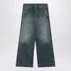 Martine Rose Loose Washed Jeans In Blue