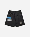 Martine Rose All-over Patch Football Shorts In Black