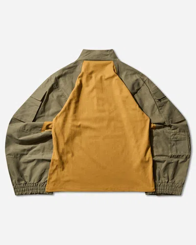Martine Rose Men S Shrunken Utility Sleeve Shirt In Brown