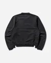 Martine Rose Men S Shrunken Zip Up Crewneck Sweatshirt Washed In Black