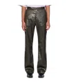Martine Rose Mid-rise Straight-leg Trousers In Black
