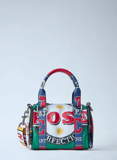 Martine Rose Mini Beer Mat Graphic-print Tote Bag In Multi