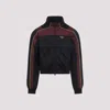 Martine Rose Shrunken Tech Jacket Contrast Trim Design In Black