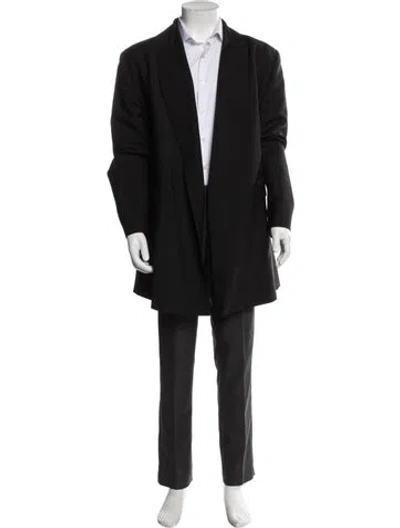 Pre-owned Martine Rose Mohair Blazer In Black