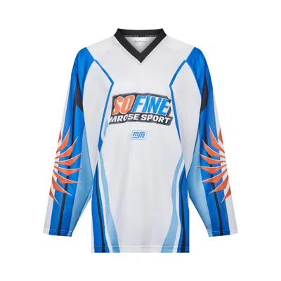 Pre-owned Martine Rose Motorcross Jersey 'white' | Men's Size L