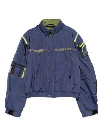 Martine Rose Multi-pocket Bomber Jacket In Blue