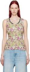 Martine Rose Folded Top Festival Floral