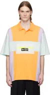 Martine Rose Multiolor Oversized Panelled Polo In Multicolour Tour