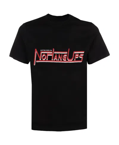 Martine Rose No Hang Ups-print T-shirt In Black