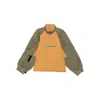 Martine Rose Shrunken Utility Sleeve Shirt In Yellow