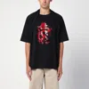 Martine Rose Oversized Black T-shirt Celebration With Print