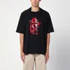 Martine Rose Oversized Black T-shirt Celebration With Print