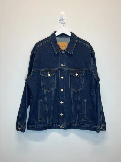 Pre-owned Martine Rose Oversized Denim Jacket In Blue