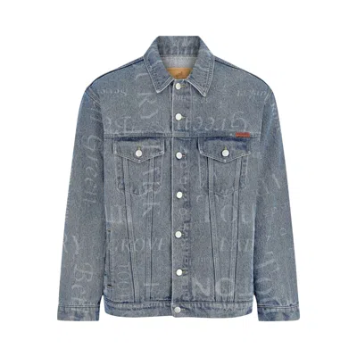 Pre-owned Martine Rose Oversized Denim Jacket 'blue'