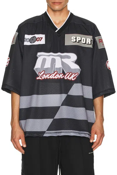 Martine Rose Oversized Hockey Top In Brown