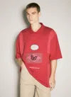 MARTINE ROSE OVERSIZED PANEL POLO SHIRT