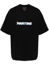 Martine Rose Shorts-sleeve "black" T-shirt In Black