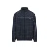 Martine Rose Tartan-pattern Nylon Bomber Jacket In Black