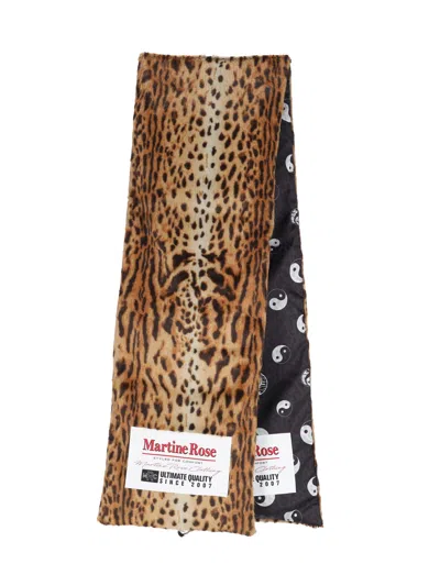 Martine Rose Padded Scarf In Gray
