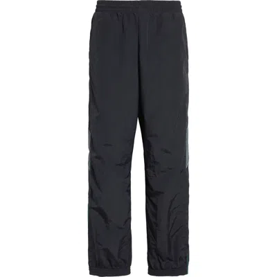 Martine Rose Paneled Nylon Track Pants In Black