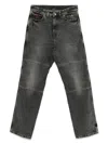 Martine Rose Panelled Jeans In Black
