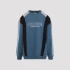 Martine Rose Blue Logo Sweatshirt In Blue