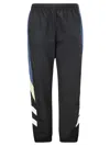Martine Rose Panelled Track Pants In Black-yellow