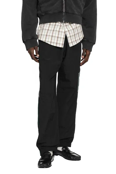 Martine Rose Panelled Trackpants In Black