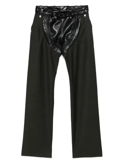 MARTINE ROSE PANELLED TROUSERS