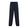 Martine Rose Track Pants With Check Pattern And Cuffed Hem In Black