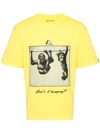Martine Rose Photograph-print Cotton T-shirt In Yellow